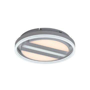Plafoniera LED Rabalux Gremin White Round 55W 2750lm 71112 metal alb