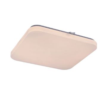 Plafoniera LED Rabalux Vendel White Square 24W 1570lm 71109 plastic alb