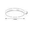 Plafoniera LED Rabalux Tesia Gold 36W 2300lm 71037 metal auriu