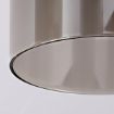 Plafoniera Rabalux Chadwick Black E27 4x25W 71034 sticla fumurie