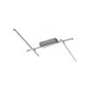 Plafoniera LED Rabalux Negan Silver 24W 1550lm 71019 metal argintiu