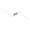 Plafoniera LED Rabalux Negan Silver 24W 1550lm 71019 metal argintiu