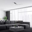 Plafoniera LED Rabalux Negan Silver 24W 1550lm 71019 metal argintiu