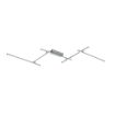 Plafoniera LED Rabalux Negan Silver 40W 71020 metal argintiu