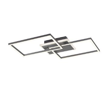 Plafoniera LED Rabalux Athelstan Silver 40W 2900lm 71014 metal argintiu