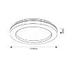 Plafoniera LED Cooperius White 47W 3800lm 71003 metal alb