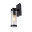 Aplica exterior Rabalux Kolta Matte Black E27 12W 7386 plastic transparent