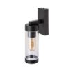 Aplica exterior Rabalux Kolta Matte Black E27 12W 7386 plastic transparent