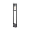 Stalp exterior Rabalux Kolta Matte Black E27 12W 7387 plastic transparent