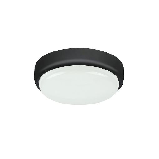 Plafoniera LED exterior Rabalux Hort Black-White 15W 1100lm 7407 plastic negru