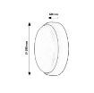 Plafoniera LED exterior Rabalux Hort Black-White 15W 1100lm 7407 plastic negru