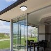 Plafoniera LED exterior Rabalux Hort Black-White 15W 1100lm 7407 plastic negru