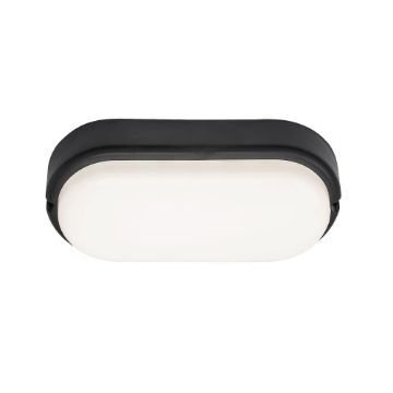 Plafoniera LED exterior Rabalux Hort Black-White 15W 1100lm 7409 plastic negru