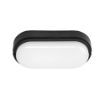 Plafoniera LED exterior Rabalux Hort Black-White 15W 1100lm 7409 plastic negru