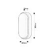 Plafoniera LED exterior Rabalux Hort Black-White 15W 1100lm 7409 plastic negru