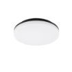 Plafoniera LED exterior Rabalux Pernik Black-White Round 24W 2400lm 7265 plastic alb