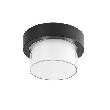 Aplica LED exterior Rabalux Durbe Black-White 10W 780lm RGBW 7246 plastic negru-alb