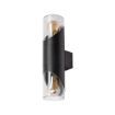 Aplica exterior Rabalux Novigrad Black E27 2x28W 7237 plastic transparent