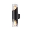 Aplica exterior Rabalux Novigrad Black E27 2x28W 7237 plastic transparent