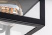 Plafoniera exterior Rabalux Zaton Matte Black E27 2x60W 7070 sticla transparenta
