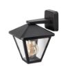 Aplica exterior Rabalux Paravento Black E27 40W 7147 sticla transparenta