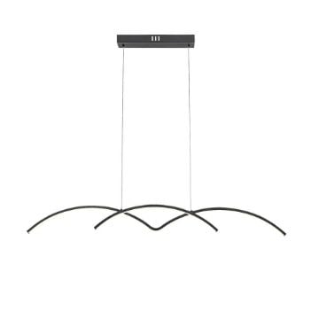 Lustra LED Rabalux River Black-White 40W 2000lm 6899 metal negru