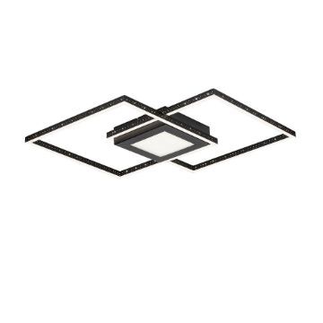 Plafoniera LED Rabalux Casimir Black-White 40W 2000lm 5269 metal negru