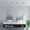 Plafoniera LED baie Rabalux Coco Black 3W 220lm 5274 plastic negru