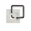 Plafoniera LED Rabalux Stregobor Gray-White 48W 2950lm 2937 metal gri