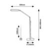 Lampadar LED Rabalux Draco Black 13W 790lm 2310 metal negru
