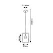 Pendul Rabalux Indigo Black-Wood E27 40W 2292 metal negru
