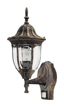 Aplica exterior Rabalux Milano E27 60W senzor 8370 metal auriu antic