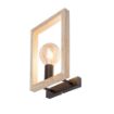 Aplica Rabalux Indigo Black-Wood E27 40W 2289 metal negru