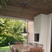 Pendul exterior Rabalux Oslo 8717 60W metal negru