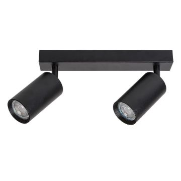 Spot Rabalux Solo Black 2x25W GU10 2085 metal negru