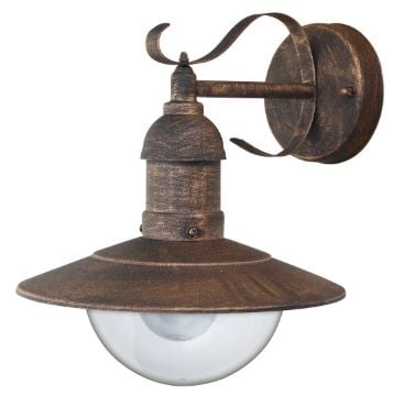 Aplica exterior Rabalux Oslo 8271 60W metal auriu antic