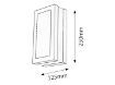 Aplica exterior Rabalux Stuttgart 8683 14W metal antracit