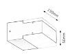 Aplica LED exterior Rabalux Bona 8060 2x4.5W 678lm metal antracit
