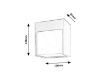 Aplica LED exterior Rabalux Balimo Black-White 12W 560lm 7476 aluminiu negru