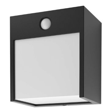 Aplica LED exterior Rabalux Balimo senzor miscare 12W 560lm 7478 aluminiu negru