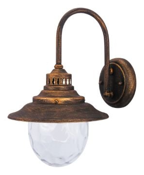 Aplica exterior Rabalux Barcelona Antique Gold 8677 metal auriu antic