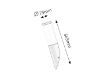 Aplica exterior Rabalux Black Torch 8145 otel negru mat 