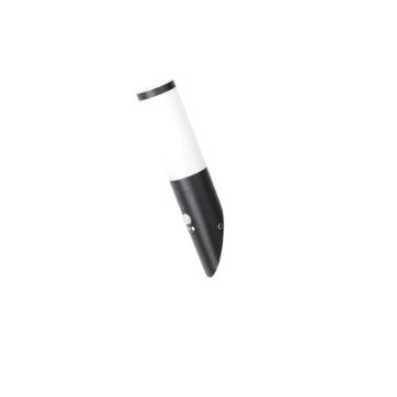 Aplica exterior Rabalux Black Torch senzor miscare 8146 otel negru mat