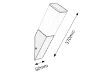 Aplica exterior Rabalux Bonn Black-White 8337 60W metal negru