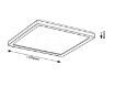 Plafoniera LED exterior Rabalux Inverness Smart Black-White 7775 plastic alb