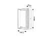 Aplica LED exterior Rabalux Mendoza Anthracite 6.5W 550lm 7109 aluminiu antracit