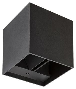 Aplica exterior Rabalux Solin Black 7396 5W aluminiu negru mat