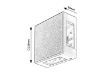 Aplica LED exterior Rabalux Lippa Black 6W 190lm 7317 plastic negru