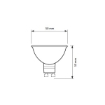 Bec LED Starke 6W GU10 560lm lumina calda ST01243