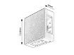 Aplica LED exterior Rabalux Lippa White 7318 6W 360lm plastic alb